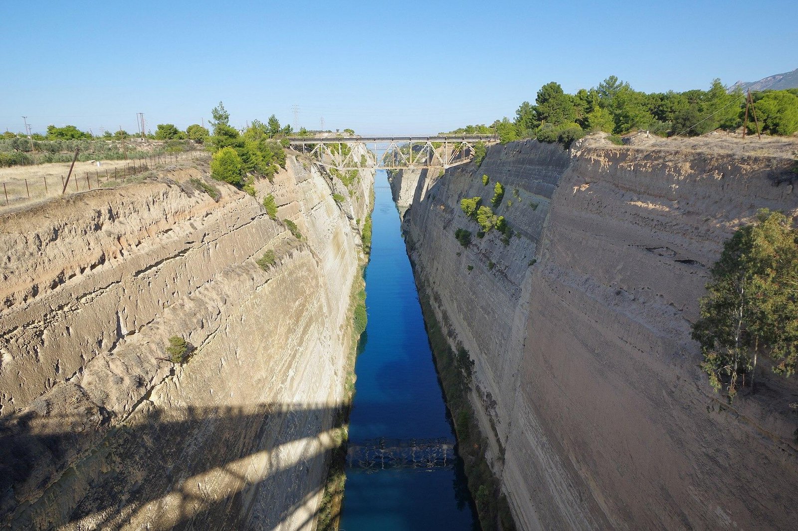 Η Διώρυγα της Κορίνθου από ψηλά